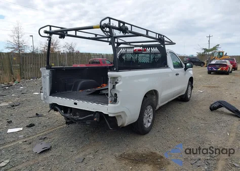 2021 Chevrolet Silverado 1500 2Wd Long Bed Wt z USA, uszkodzony, nr VIN 3GCNWAEF4MG319703